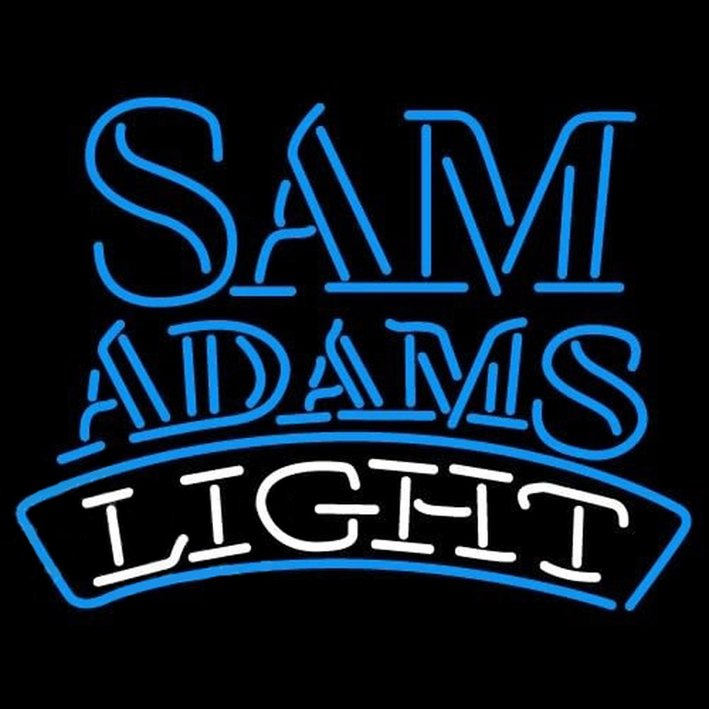 Samuel Adams Light Beer Sign Neon Skilt