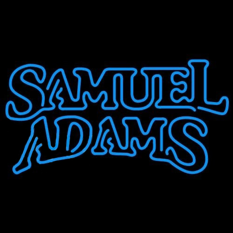 Samuel Adams Logo Beer Sign Neon Skilt