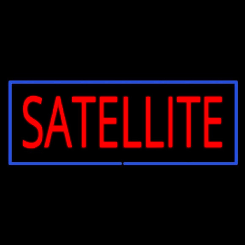 Satellite Neon Skilt
