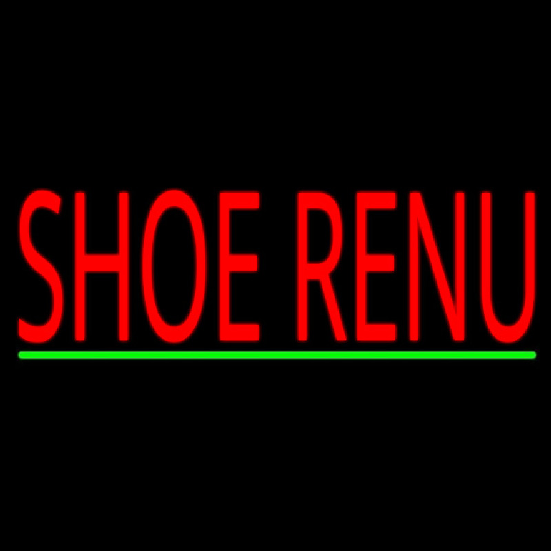 Shoe Renu Green Line Neon Skilt