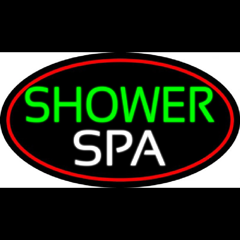Shower Spa Neon Skilt