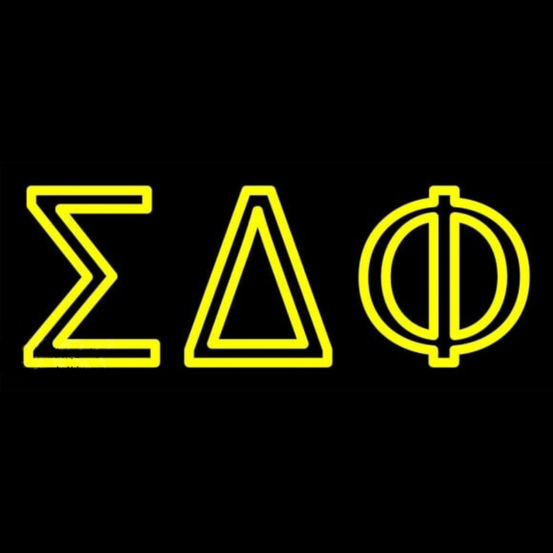 Sigma Delta Phi Neon Skilt