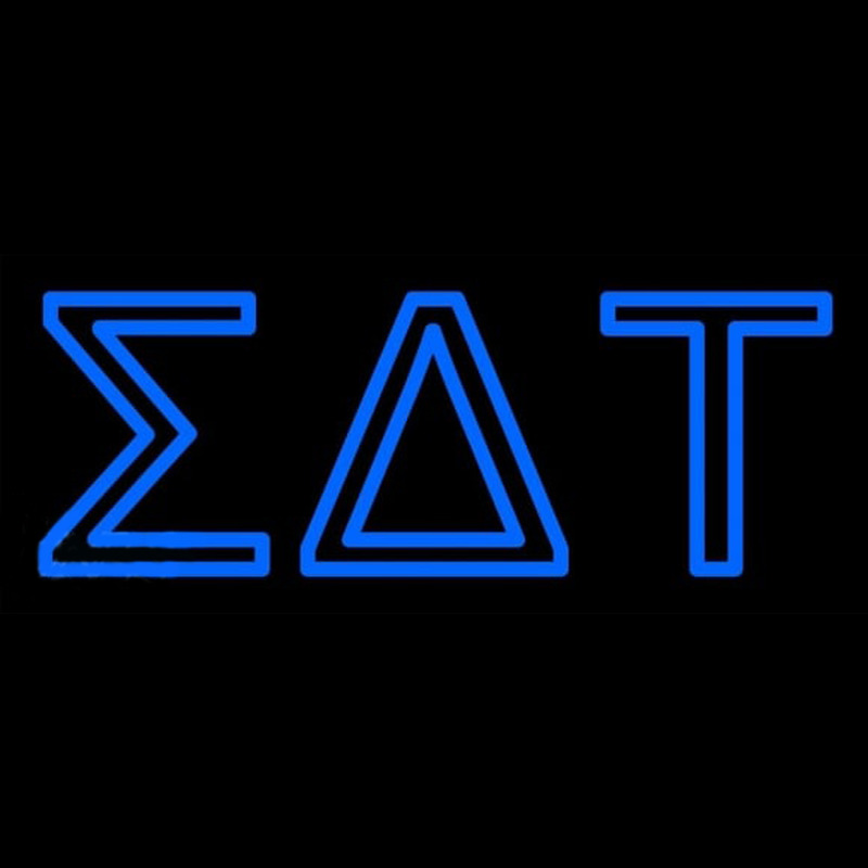 Sigma Delta Tau Neon Skilt