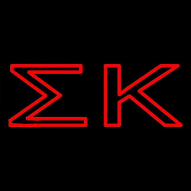 Sigma Kappa Neon Skilt