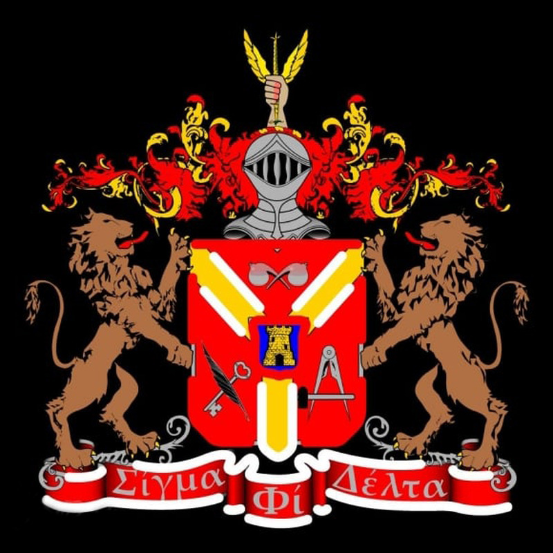 Sigma Phi Delta Chapters Logo Neon Skilt