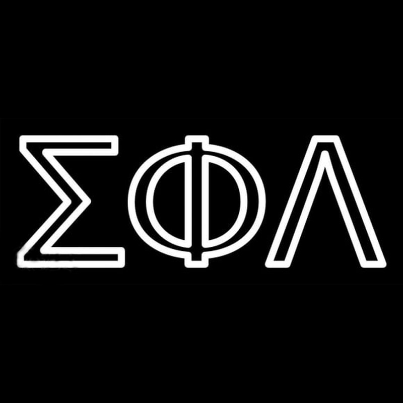 Sigma Phi Lambda Fraternity Neon Skilt