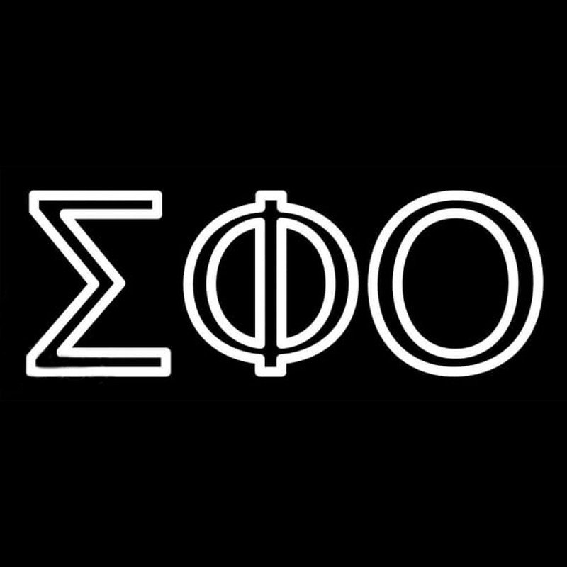 Sigma Phi Omicron Neon Skilt