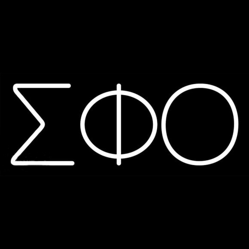 Sigma Phi Omicron Neon Skilt