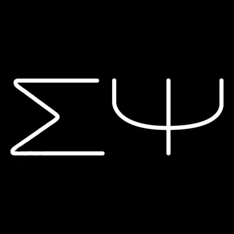 Sigma Psi Neon Skilt