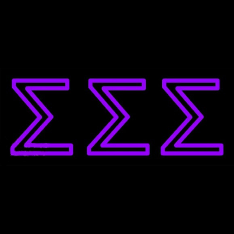 Sigma Sigma Sigma Neon Skilt