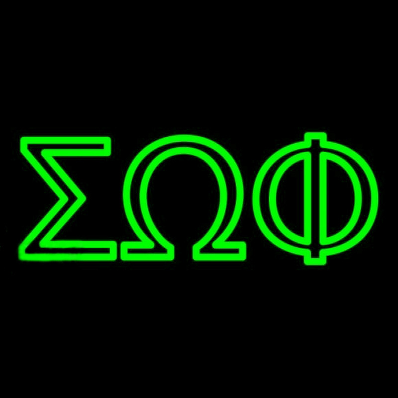 Sigmao Mega Phi Neon Skilt