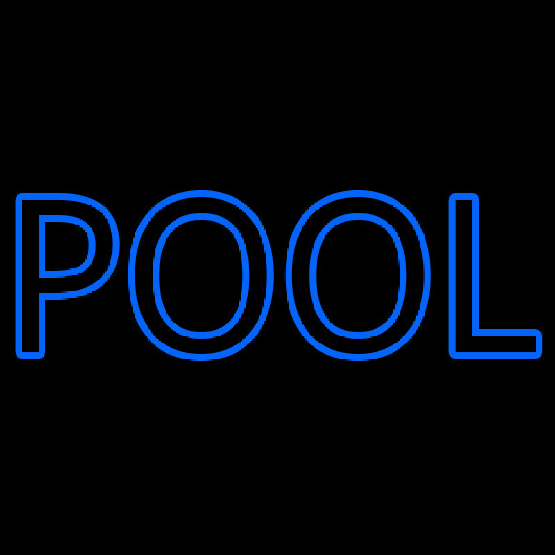 Simple Pool Neon Skilt