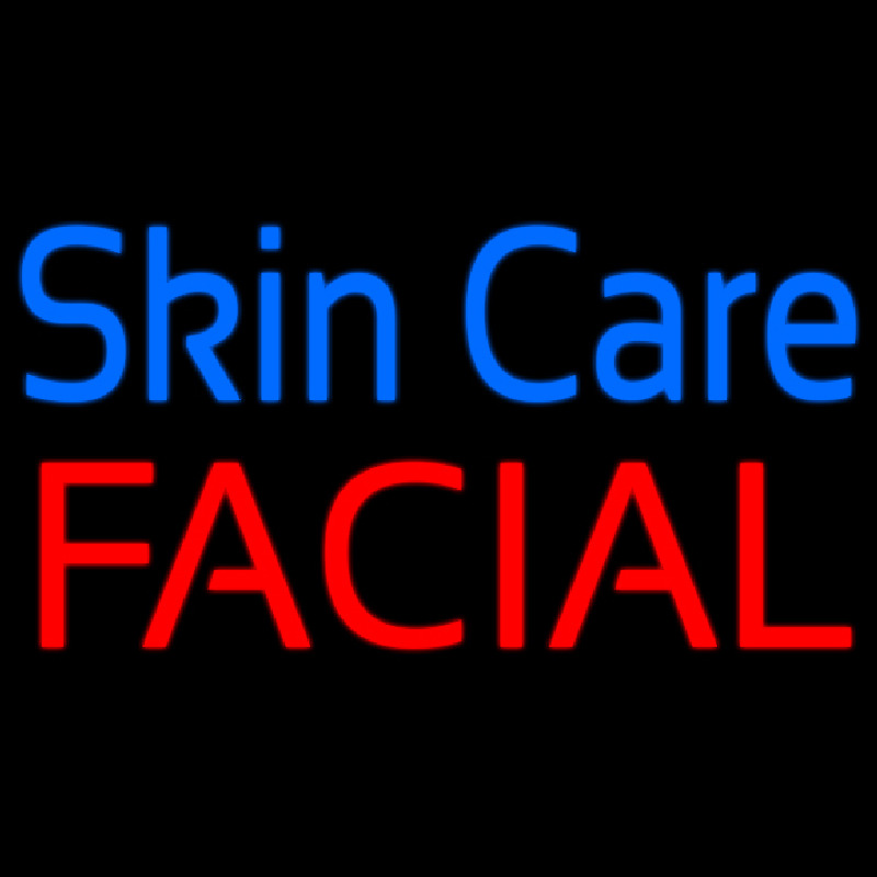 Skin Care Facial Neon Skilt