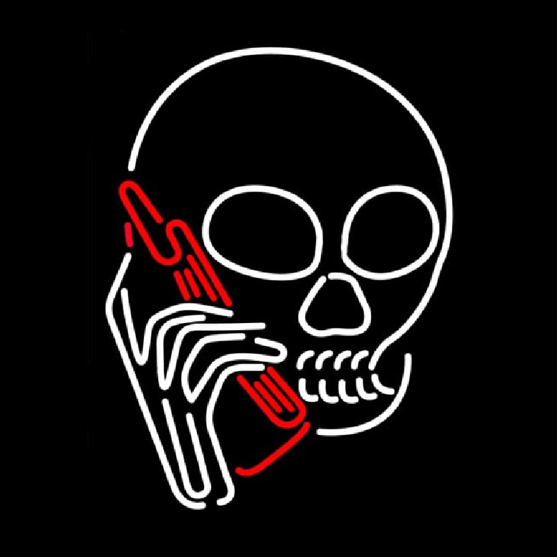 Skull Neon Skilt
