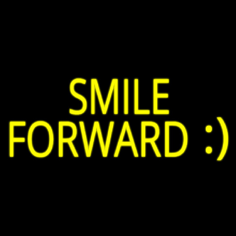 Smile Forward Neon Skilt