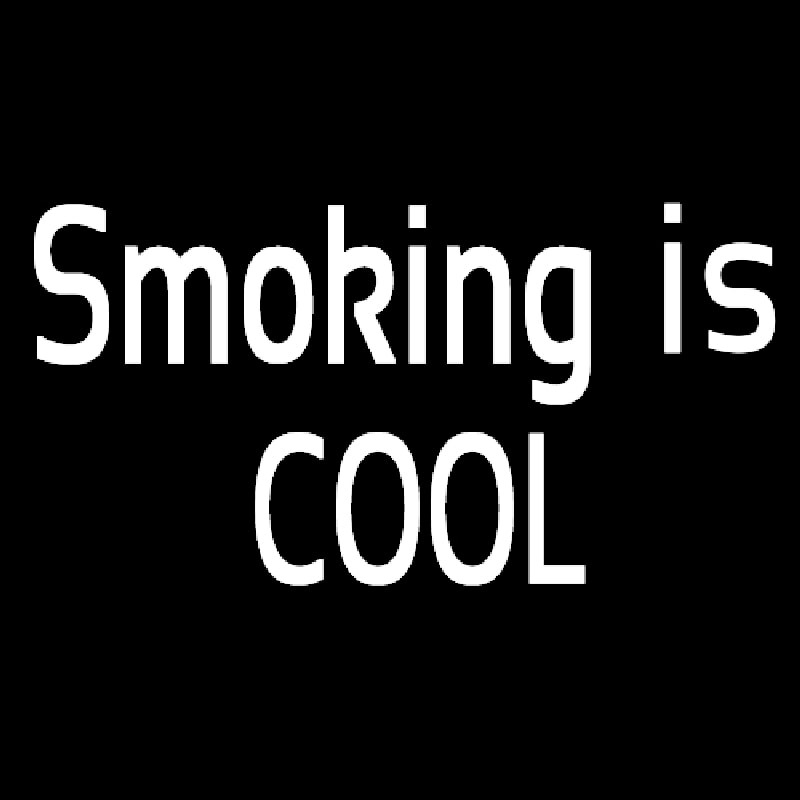 Smoking Is Cool Bar  Neon Skilt