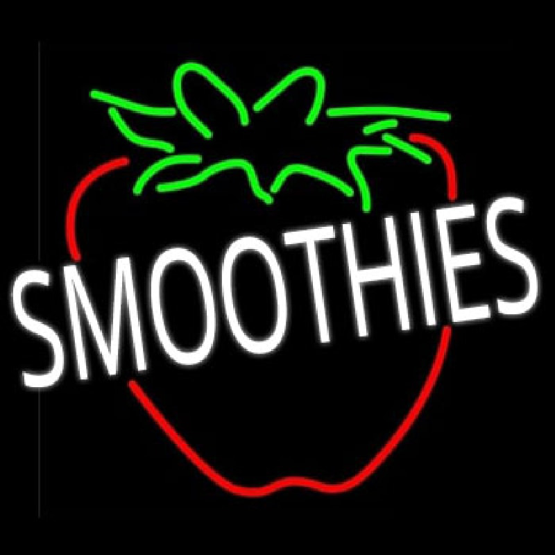 Smoothies Logo Neon Skilt