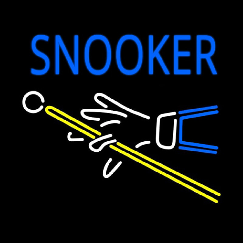 Snooker Neon Skilt