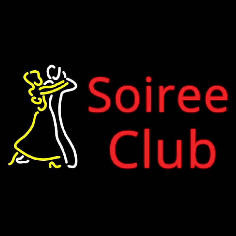 Soiree Club Neon Skilt