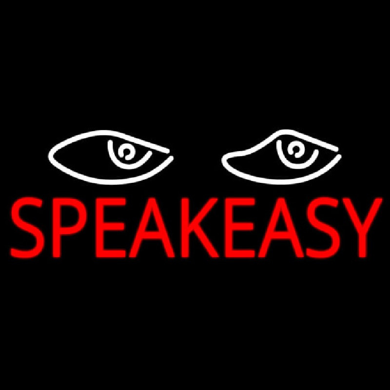 Speakeasy Neon Skilt