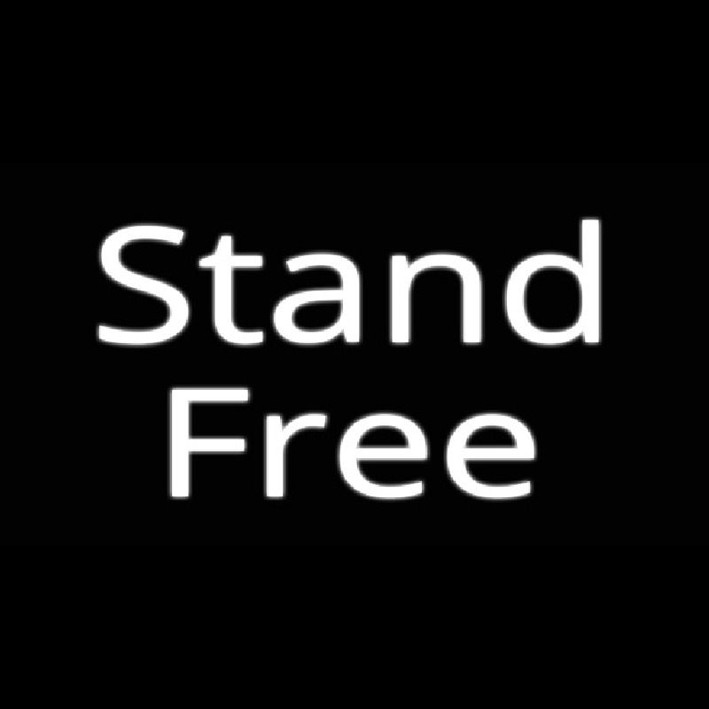 Stand Free Neon Skilt
