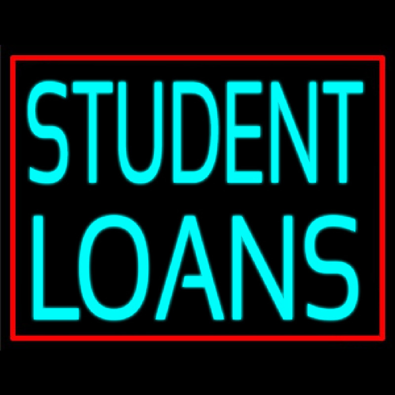 Students Loan Neon Skilt