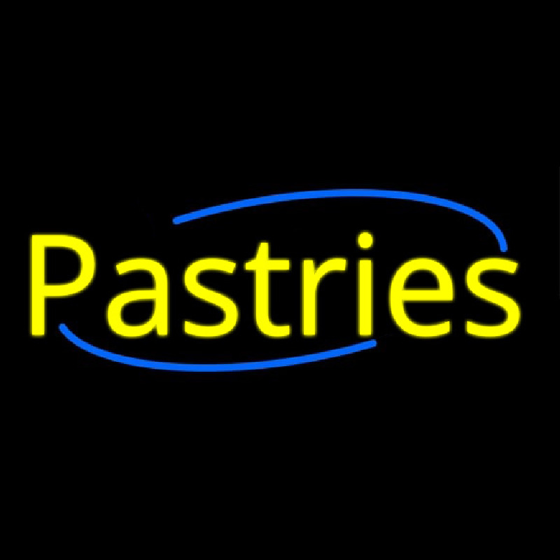 Stylish Pastries Neon Skilt