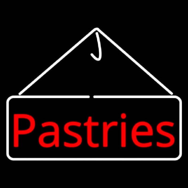 Stylish Pastries Neon Skilt