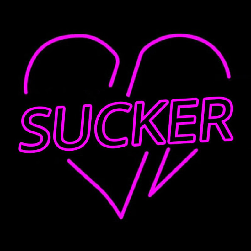 Sucker Neon Skilt