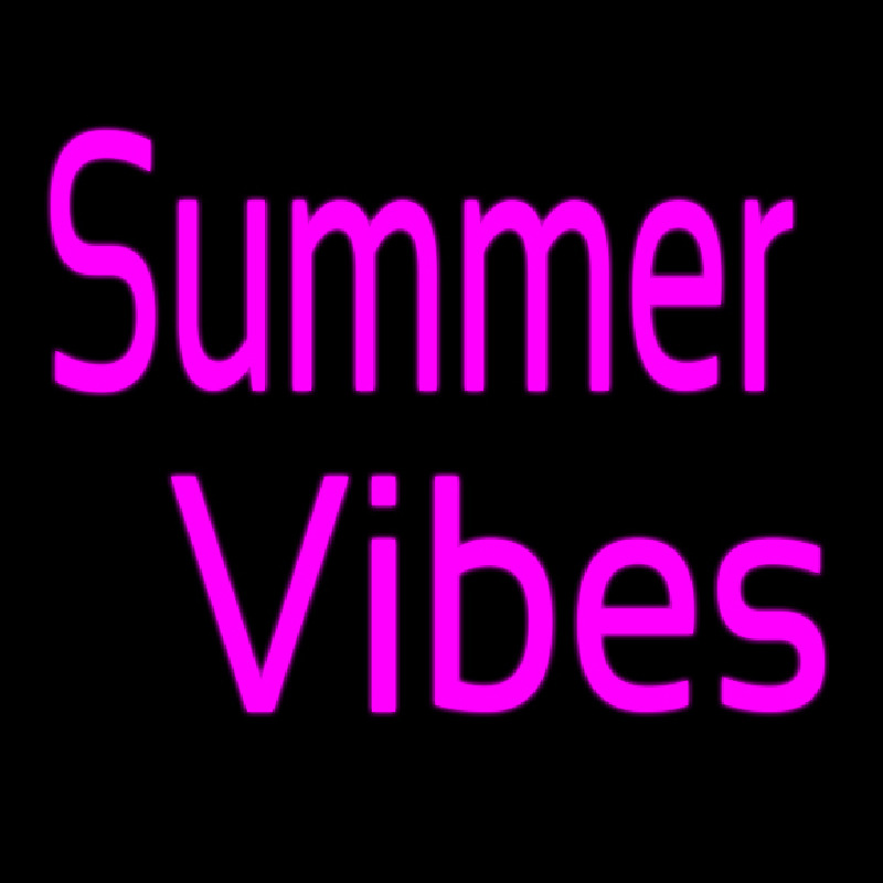 Summer Vibes Neon Skilt