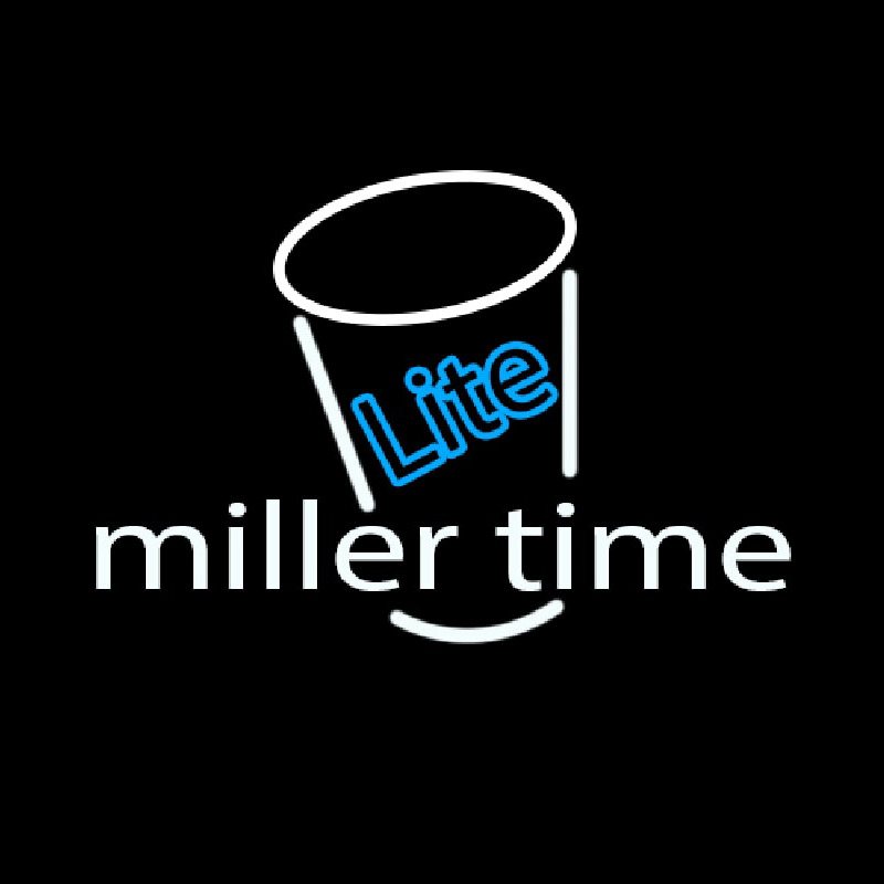 Super Bright Miller Lite Neon Skilt