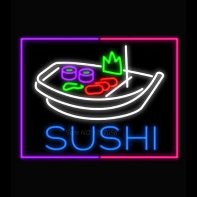 Sushi Boat Neon Skilt