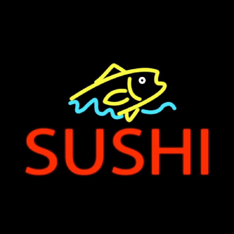 Sushi Catering Neon Skilt