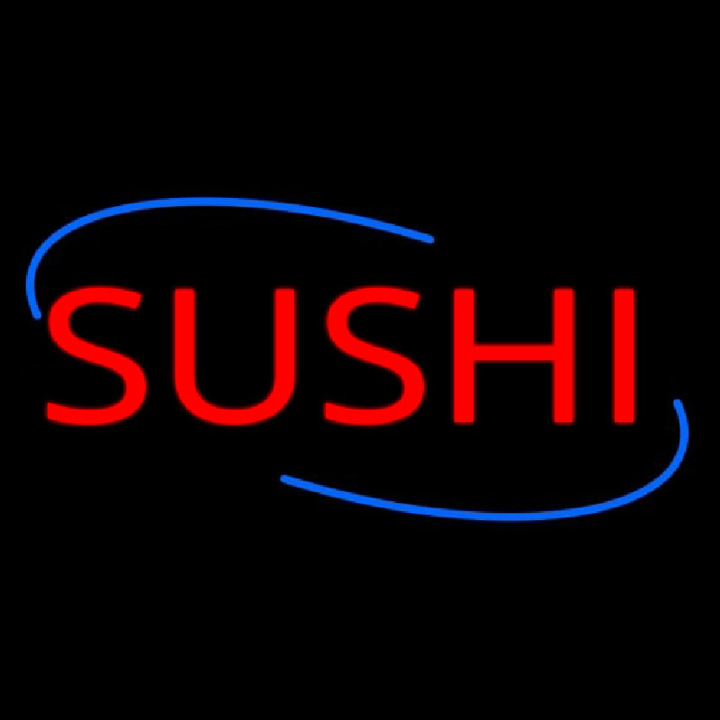 Sushi Deco Style Neon Skilt