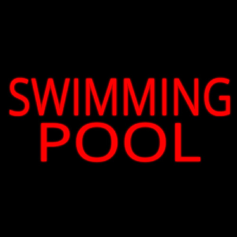Swimming Pool Neon Skilt
