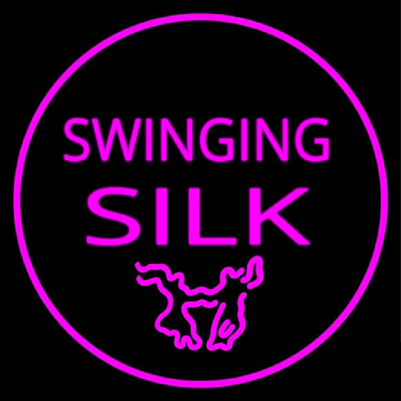 Swinging Silk Neon Skilt
