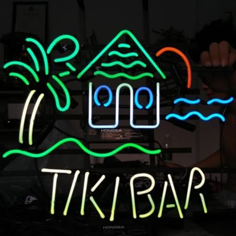 TIKI BAR TROPICAL Neon Skilt