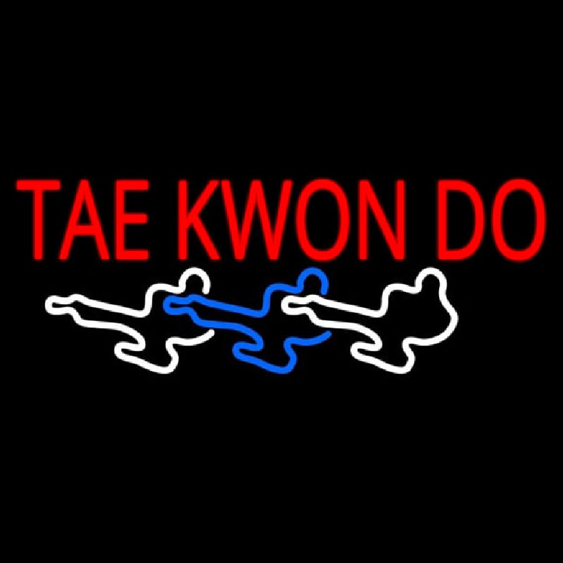 Tae Kwon Do Neon Skilt