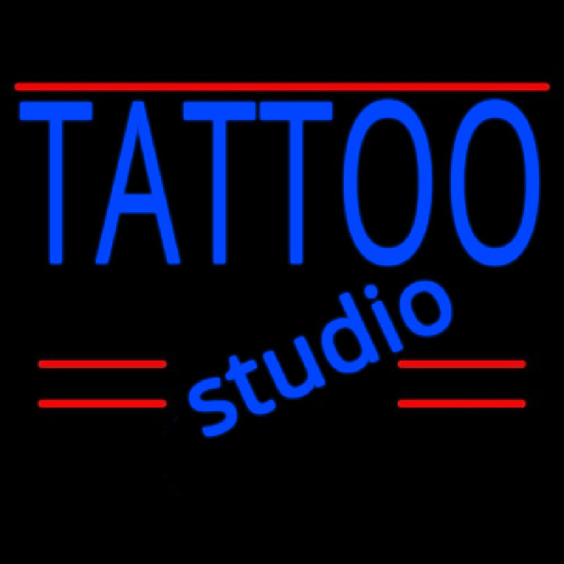 Tattoo Studio Neon Skilt