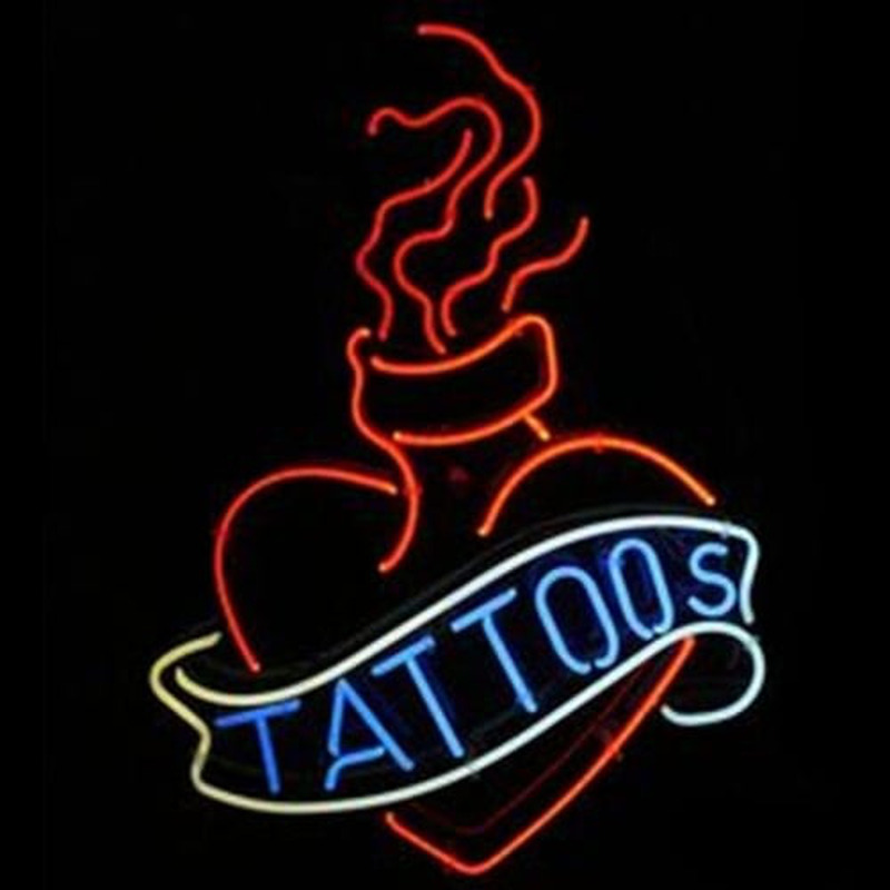 Tattoos Neon Skilt