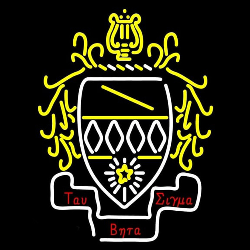 Tau Beta Sigma Logo Neon Skilt