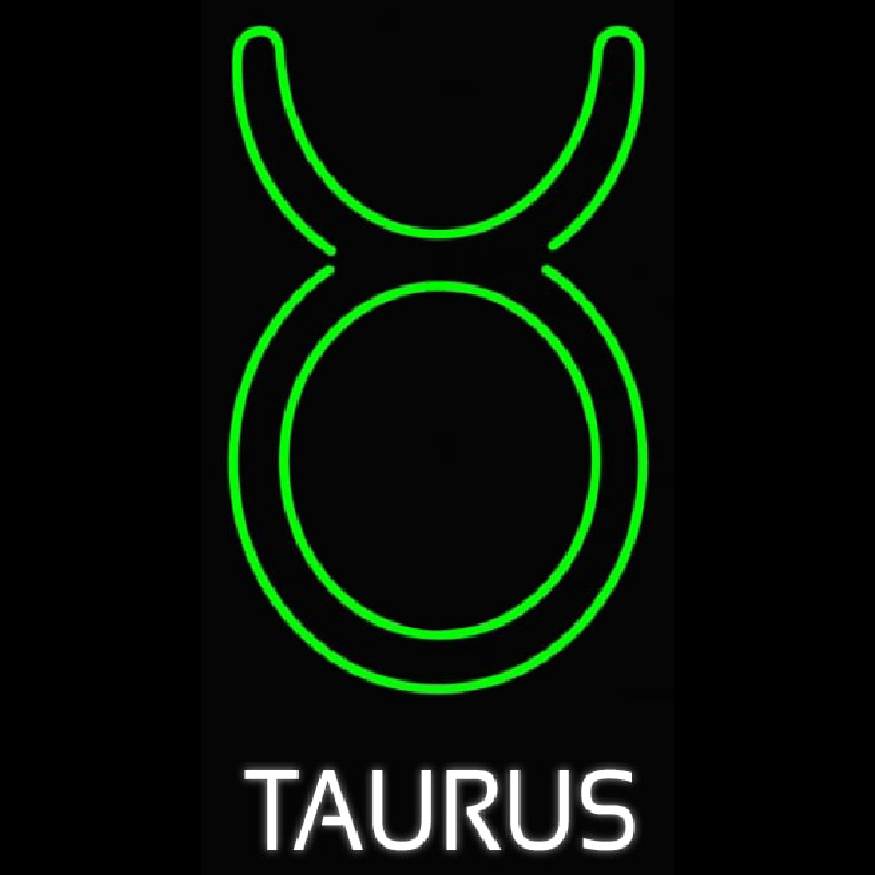 Taurus Logo Neon Skilt