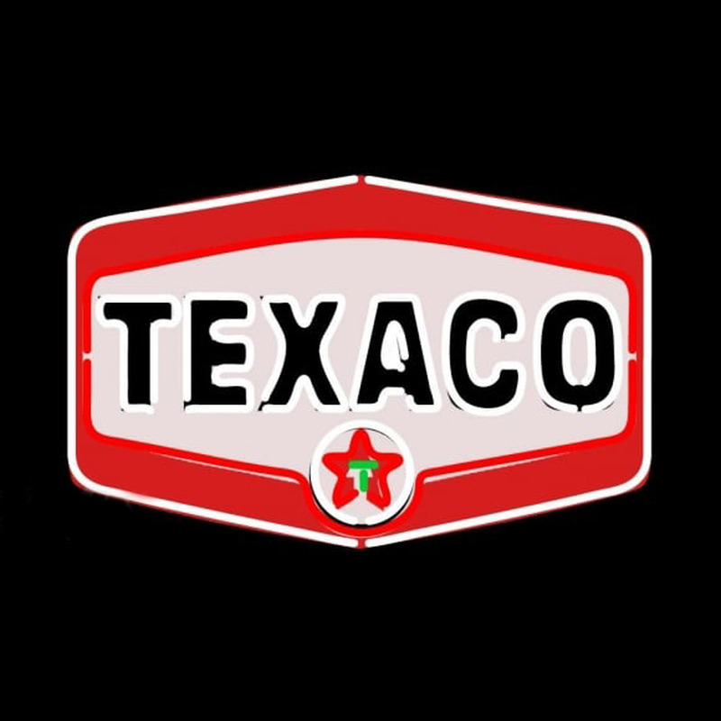 Te aco Gasoline Logo Neon Skilt