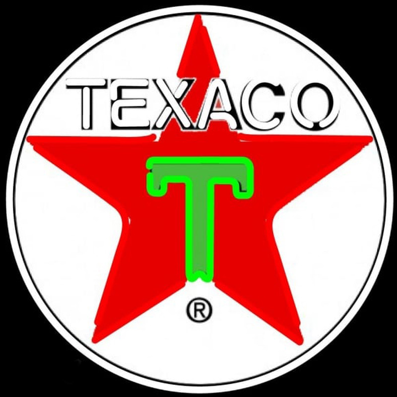 Te aco Logo Gasoline Neon Skilt