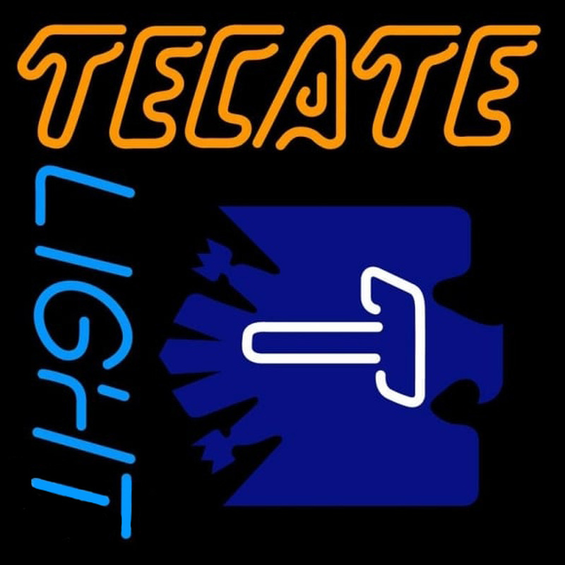 Tecate Light Beer Sign Neon Skilt