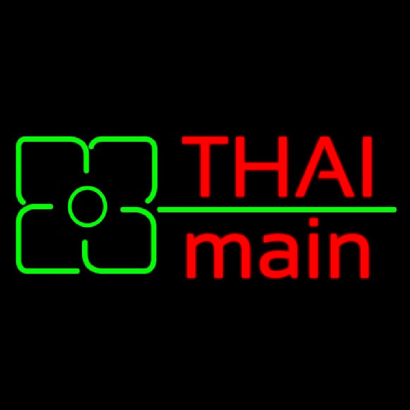 Thai Main Neon Skilt