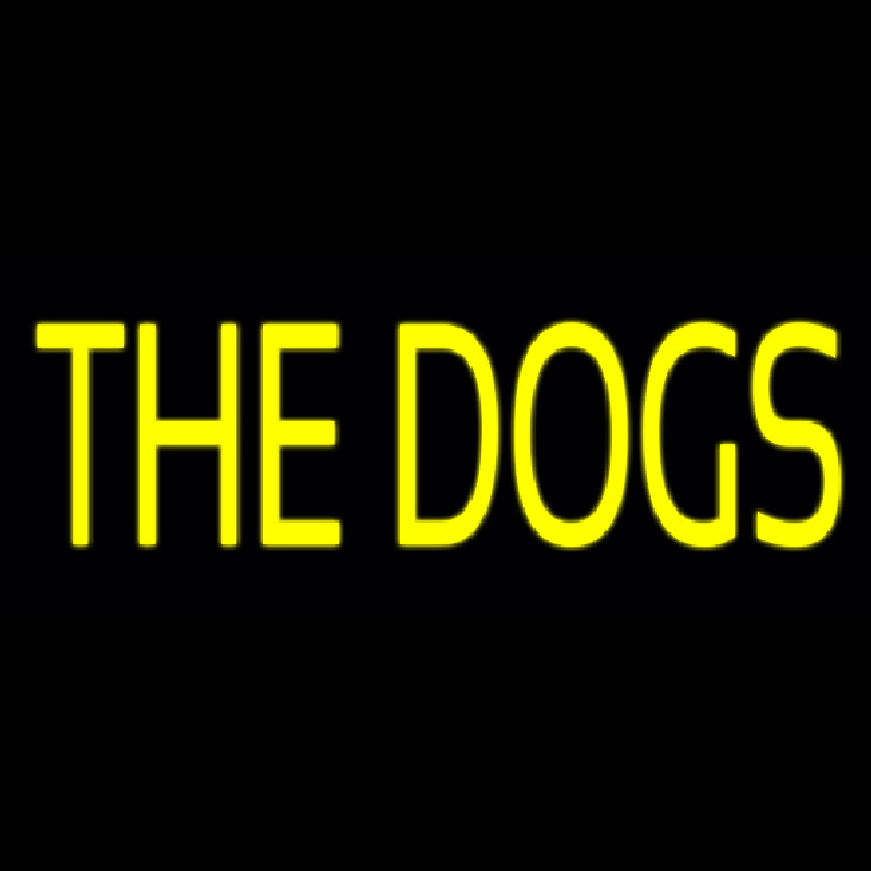 The Dog Neon Skilt