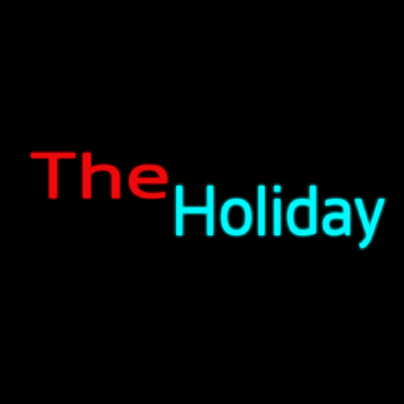 The Holiday Neon Skilt