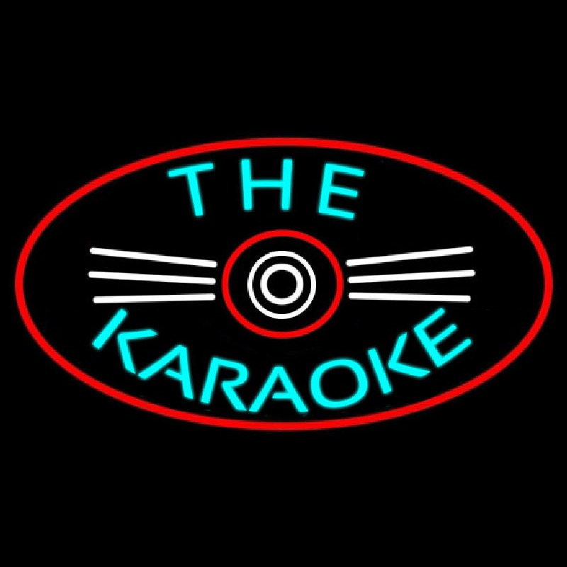 The Karaoke Neon Skilt