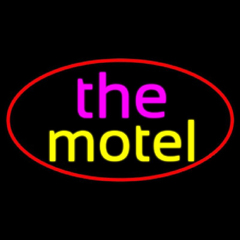 The Motel Neon Skilt